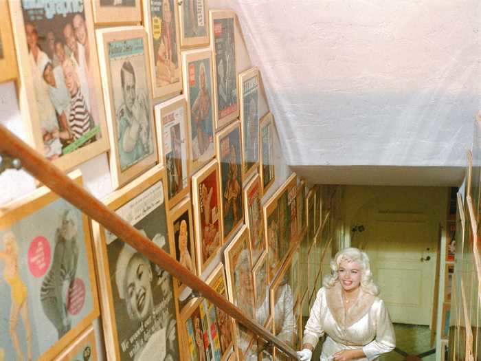 Jayne Mansfield bought a seven-bedroom Los Angeles home with her husband, Mickey Hargitay, in 1958. They paid $76,000, according to the Hollywood Reporter.