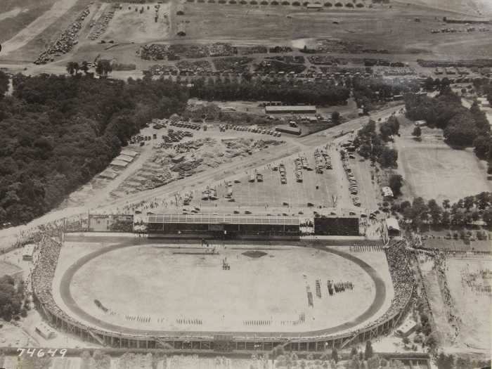 The stadium cost $100,000 to build.