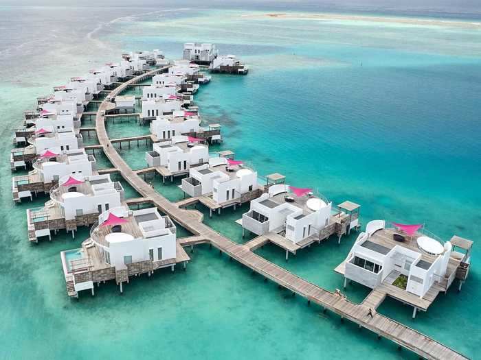 The Lux North Male Atoll, a luxury resort in the Maldives, is 60 minutes by speedboat or 15 minutes by seaplane from Velana International Airport.