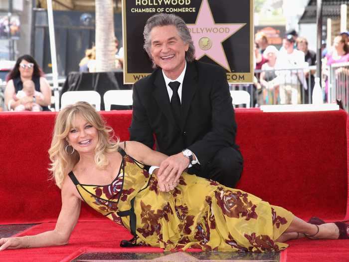 Kurt Russell and Goldie Hawn: 37 years