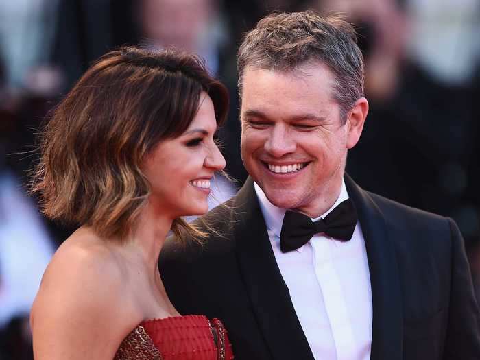 Matt Damon and Luciana Barroso: 17 years