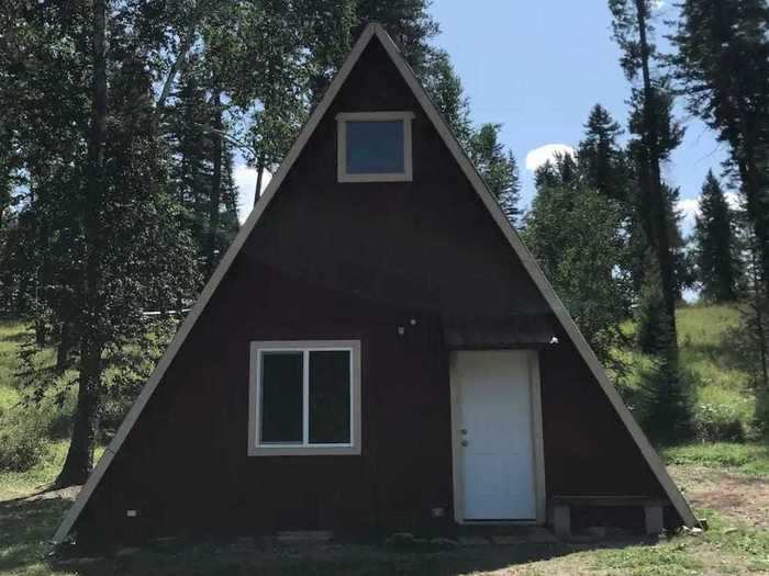 Authentic A-frame cabin near Glacier National Park, $159