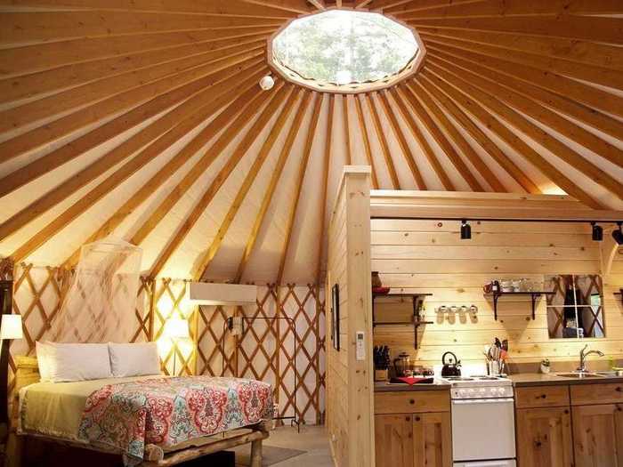 Glamping yurt near Acadia National Park, $157
