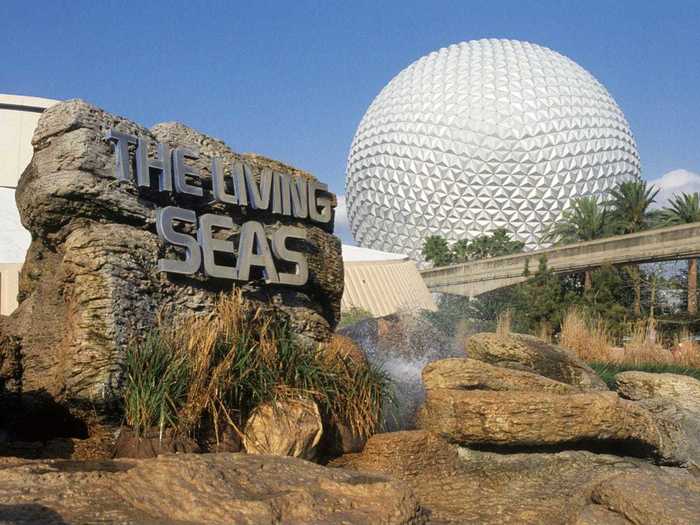 The Living Seas attraction was remodeled after the popularity of "Finding Nemo."