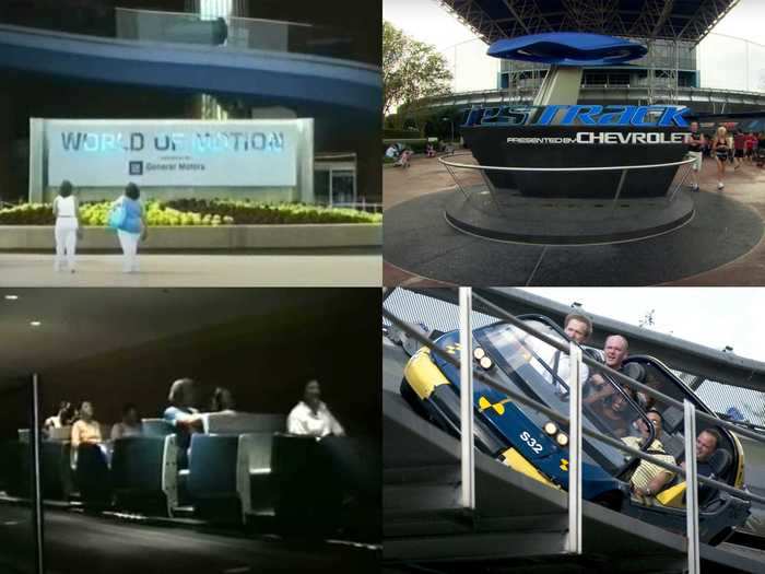 Test Track replaced World of Motion in the late 