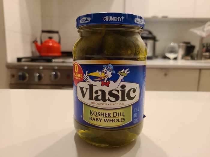 I think the kosher dill baby wholes are going to be really fun to eat.