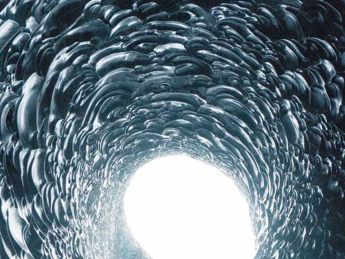 "The anaconda ice cave" by Jeffrey Kieffer