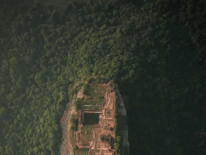 "Sigiriya Lion rock" by Artem Pikalov