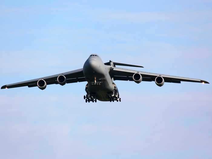 Even the US Air Force relies on nose door-equipped cargo planes for oversized transport.