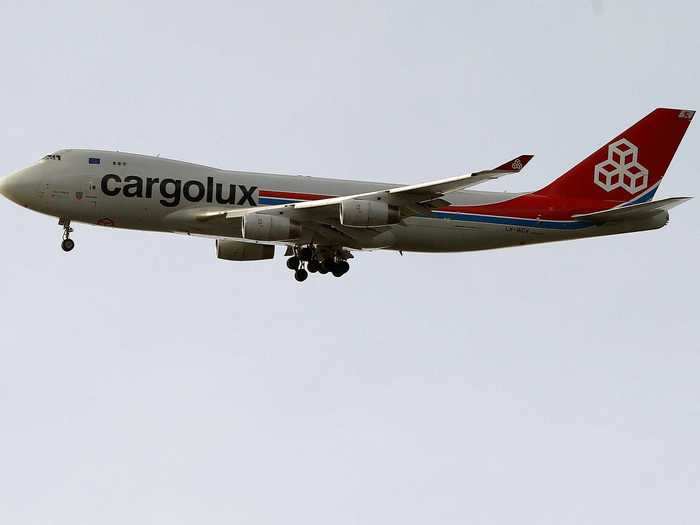 Cargolux, one of the largest all-747 cargo airlines, estimates that its 747-400F aircraft can fly 249,000 pounds of cargo,