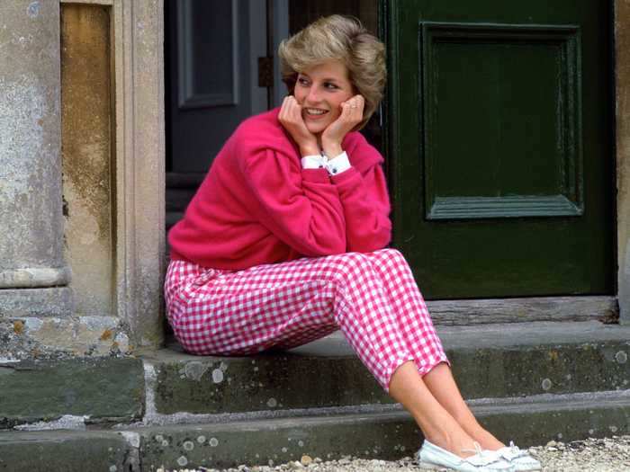 Princess Diana knew how to style a casual look.