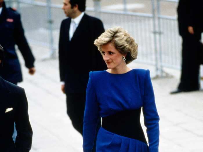 The princess also wore some color-blocked looks.