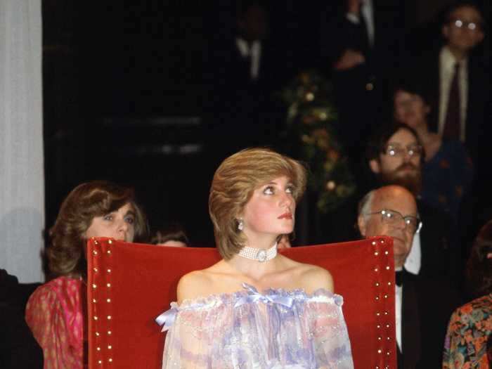 Princess Diana wore this dreamy gown the day before it was announced that she was pregnant with Prince William.