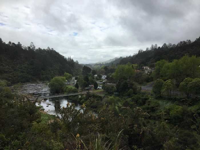 Even with the ominous surroundings, the Karangahake Gorge Historic Walkway is a low-impact, family-friendly hike that