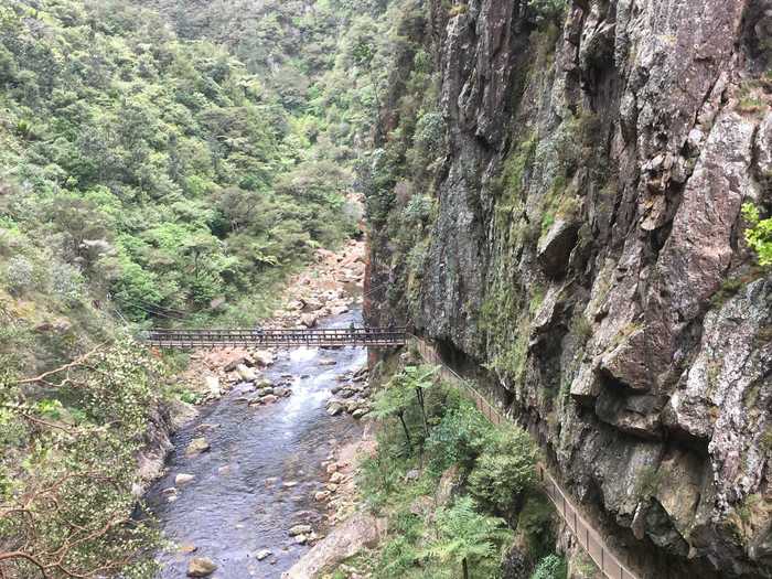 We continued zig-zagging through the dark tunnels, occasionally dipping out into the light for stunning views along the Windows Walk.