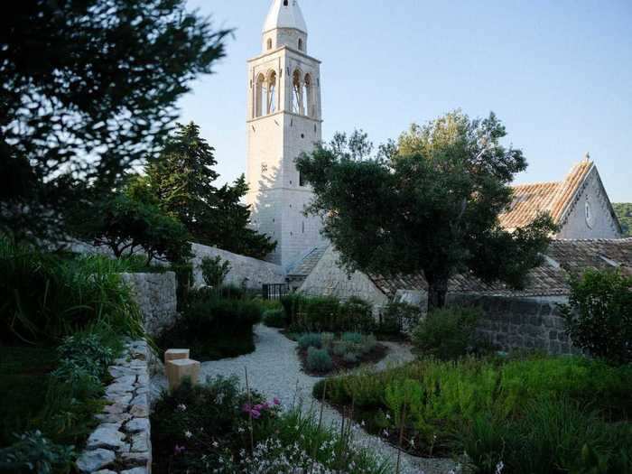 Franciscan monks used many medicinal plants in their practices, and the owners restored the garden to reflect that. Now, guests can explore the garden and its 80 different species of plants.