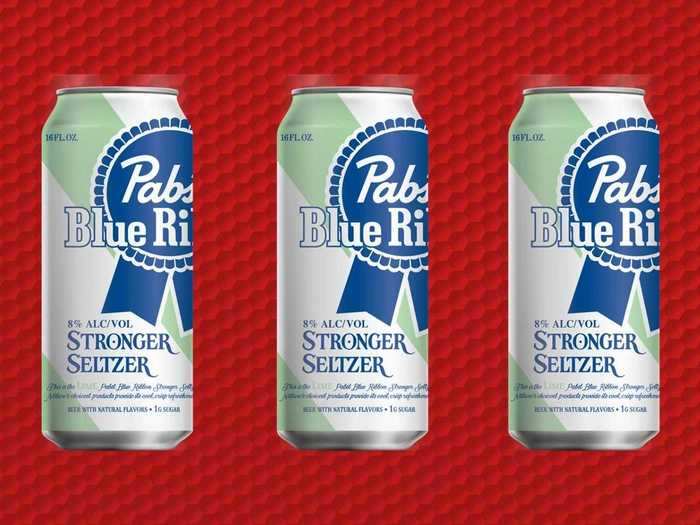 Pabst Blue Ribbon Stronger Seltzer comes in two different flavors.
