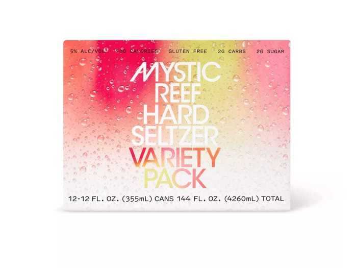 Mystic Reef Hard Seltzer comes in four classic flavors.