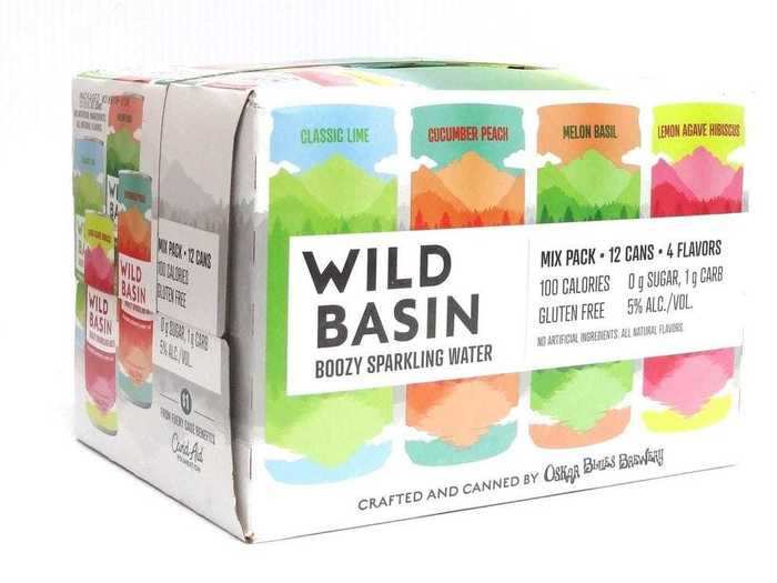 Wild Basin Boozy Sparkling Water comes in eight flavors.