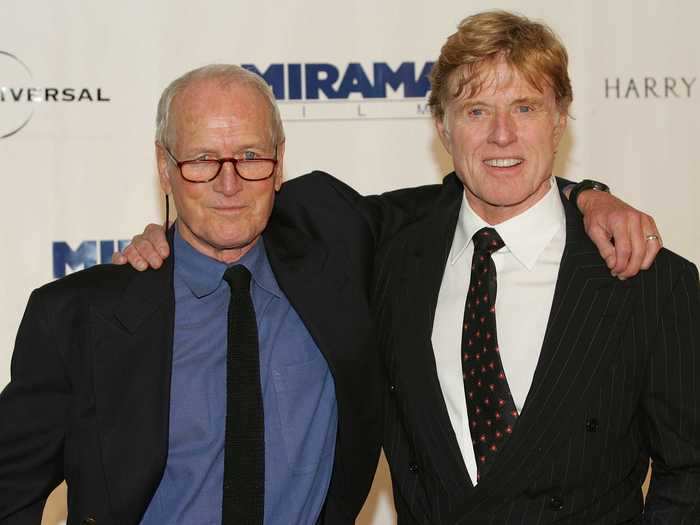 Paul Newman and Robert Redford became friends on the set of 1969