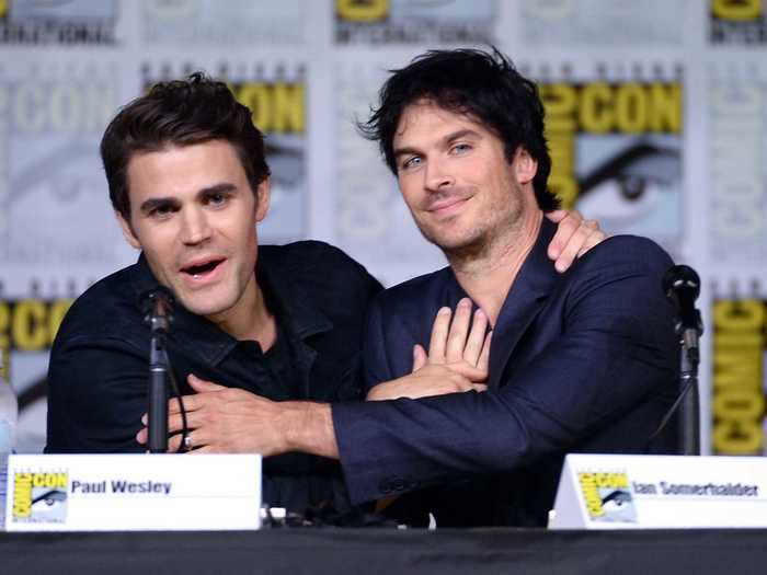 Paul Wesley and Ian Somerhalder played brothers on "The Vampire Diaries," but in real life, they