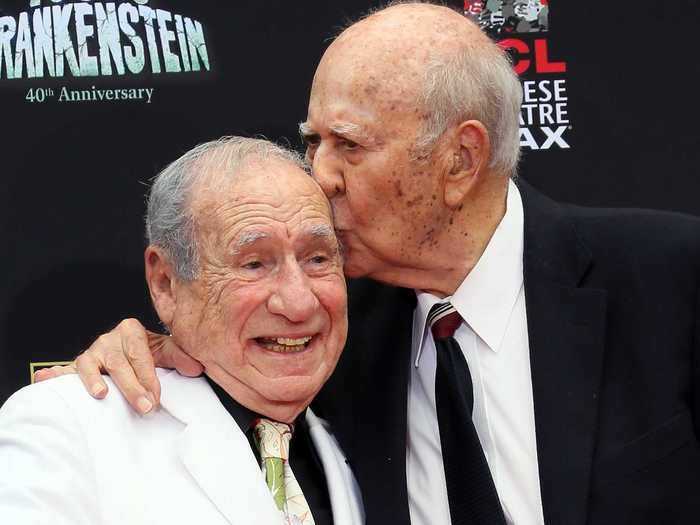 Mel Brooks and Carl Reiner ate dinner together nightly for years, up until Reiner