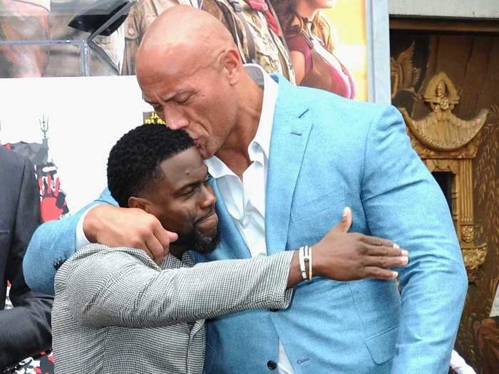 Kevin Hart and Dwayne Johnson love to make fun of each other, but it