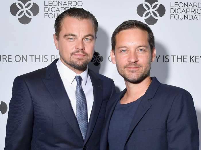 Leonardo DiCaprio and Tobey Maguire have been friends since childhood.