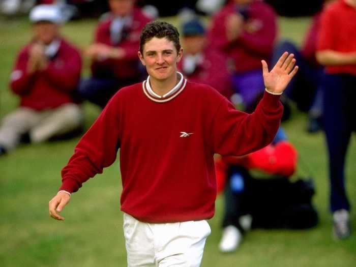 Justin Rose in 1998 (age 17).