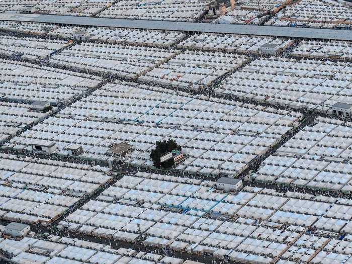 For the first time in its history, Saudi Arabia barred Muslims from entering the kingdom from abroad to perform the Hajj. Instead, attendance was limited to only 10,000 people who were already living in the kingdom.