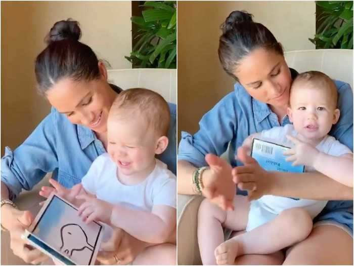 Now that the family are living in Los Angeles, Archie is experiencing a much more relaxed upbringing than his royal relatives. The family celebrated his first birthday with a special reading of the book, "Duck! Rabbit."