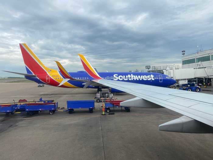 I scored another window seat on this flight.