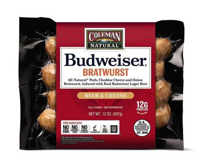 Budweiser-infused bratwursts are the perfect Aldi find for grill lovers.