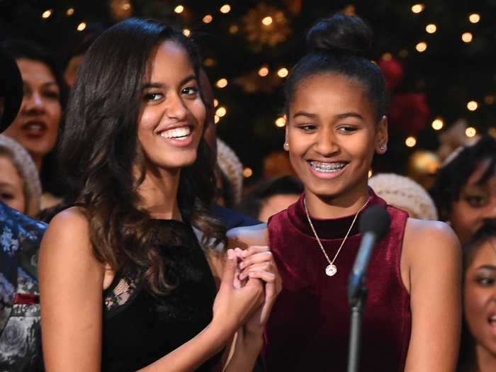 Malia and Sasha Obama grew up in the limelight as the first daughters.