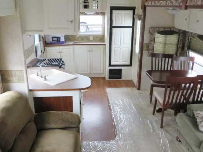 For the first few months, Armstrong struggled with money and hated living in an RV.