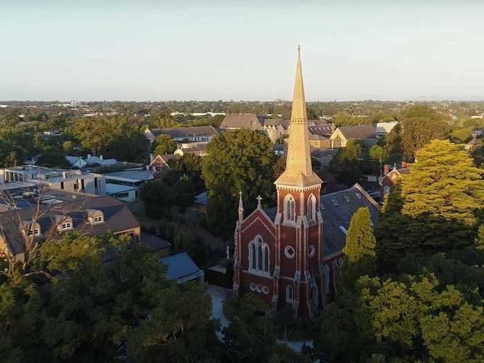 A couple bought a Presbyterian church in Melbourne, Australia, and made it into a luxury mini-mansion.