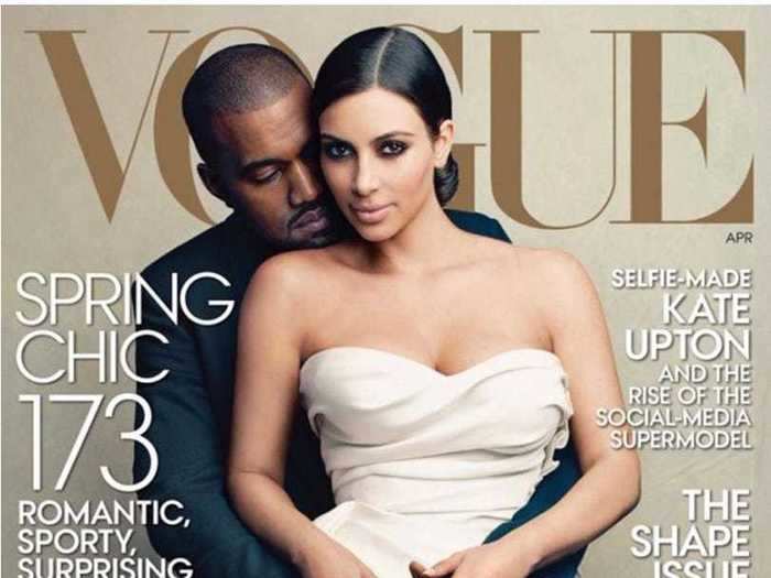 March 2014: They were the first biracial couple to be featured on the cover of Vogue.