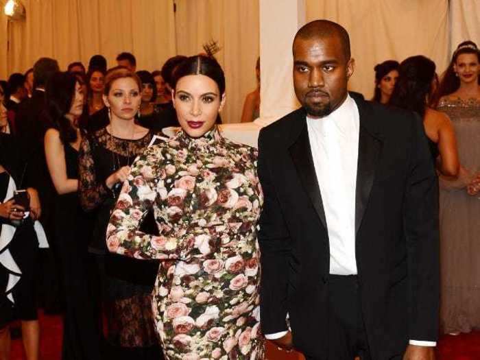 May 2013: Kim and Kanye attended their first Met Gala as a couple.