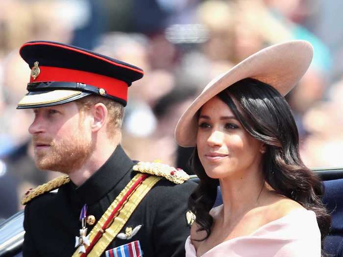 June 2018: The newlyweds attended Trooping the Colour, one of the most anticipated events on the royal calendar.