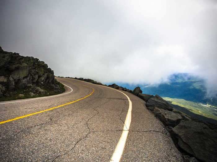 It costs $35 to drive your vehicle about eight miles up Mount Washington to the highest peak in the Northeast. For additional passengers, it costs $10 per adult and $7 per child.