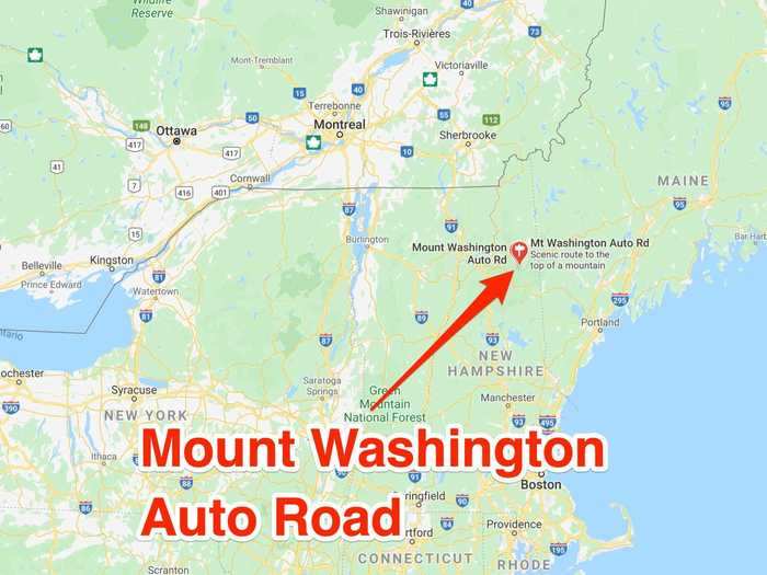 New Hampshire: Just south of Maine, drive up a mountain into the clouds for another breathtaking view.