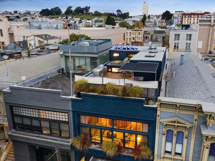 The 3,600 square foot home is in the Pacific Heights and Fillmore District neighborhoods of San Francisco.