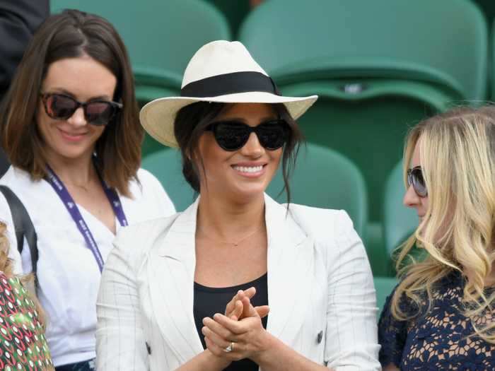 The duchess reportedly broke Wimbledon