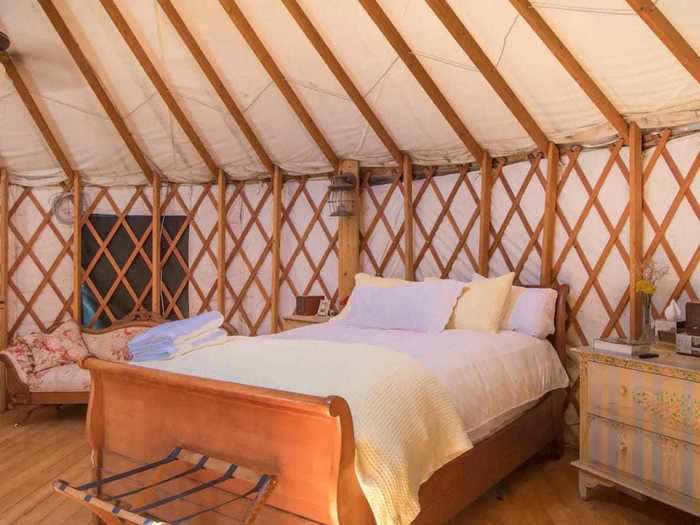 A charming farmstead yurt in Colorado, $281