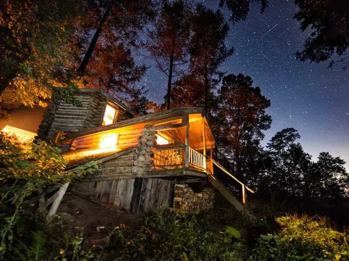 A woodland cabin in Vermont, $145