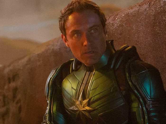 Jude Law starred as Yon-Rogg, the mentor-turned-foe of Captain Marvel/Carol Danvers in 2019