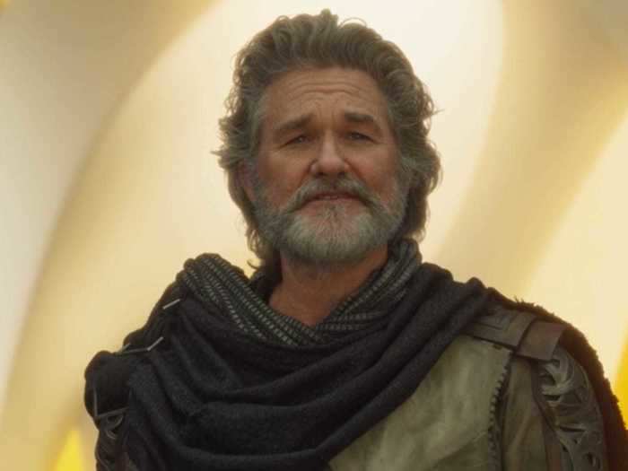 Kurt Russell played "Guardians of the Galaxy Vol. 2." villain Ego.