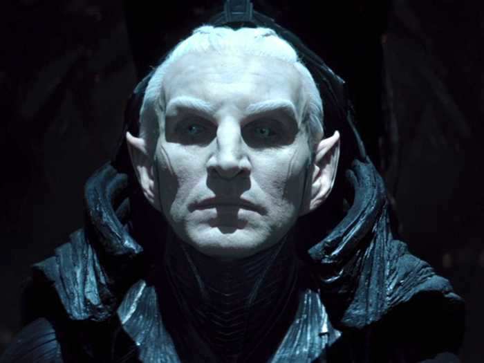 In "Thor: The Dark World," Christopher Eccleston starred as a dark elf named Malekith.