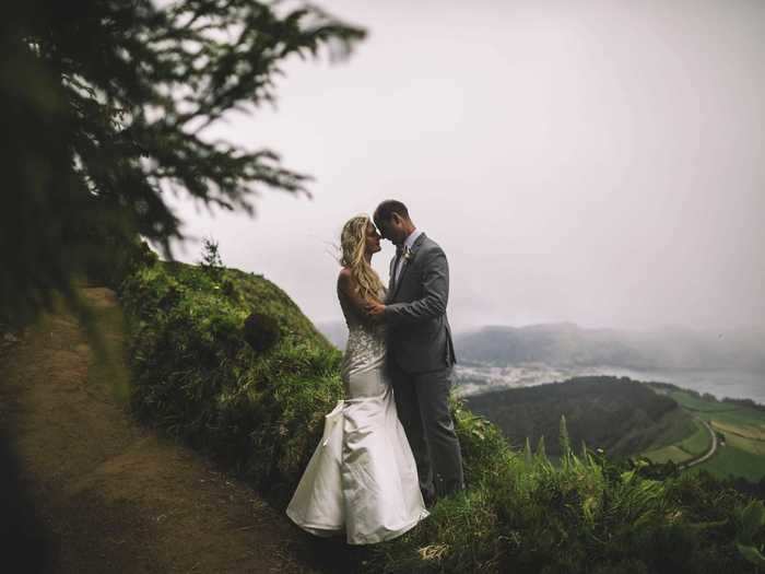 For instance, the mountains of Portugal were the perfect backdrop for Sarah Ware and James Woznicki