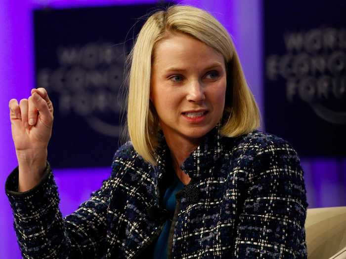 Marissa Mayer bakes